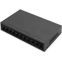 Digitus DN-95354 8+2 Ports Fast Ethernet PoE Unmanaged