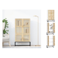 VidaXL Highboard Weiß 70x35x125 cm Holzwerkstoff Modell 1
