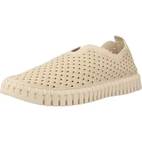 Ilse Jacobsen Sportliche Slipper Damen, beige, 41 EU