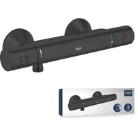Grohe Precision Start Duschthermostat Wandmontage für 1 Verbraucher Schwarz