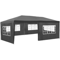 Tectake Pavillon, 6 x 3 m, mit 5 Seitenteilen