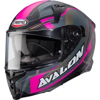 Caberg Avalon X Optic Integralhelm - Matt Grau/Schwarz/Pink -