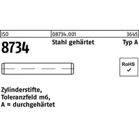 Industrial Quality Supplies ISO 8734 Zylinderstifte Stahl 20 m6