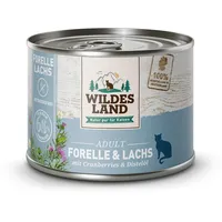 Wildes Land Katze x 185g Forelle und Lachs