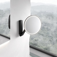 Keuco Kosmetikspiegel beleuchtet iLook_move d 212mm, Schwenk., Wippsch., sw