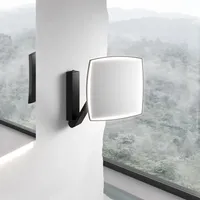 Keuco Kosmetikspiegel beleuchtet iLook_move 200x200mm, Schwenk., Wippsch., sw matt