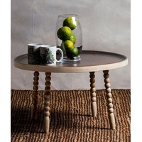 Home Affaire Couchtisch »Kayakalp«, Massivholz Mango, Handarbeit, orange