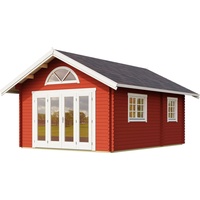 Lasita Maja Gartenhaus »CAROLINE«, (Set, inkl. Fußbodenbretter zum Verlegen),