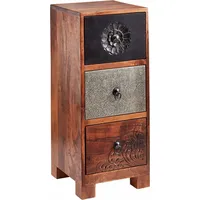Home Affaire Kommode »Mahar«, Breite 30 cm mit Metallfronten