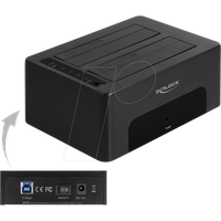 DeLock 64187 / Docking-, Kopier- - Löschstation 2.5''/3.5'' HDD/SSD,