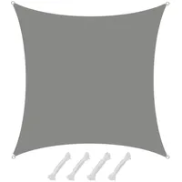 AMANKA Sonnensegel Wasserdicht 4x4 Viereckig - Sonnenschutz Segel Garten