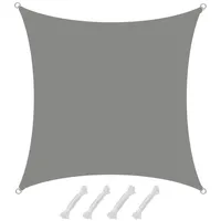 AMANKA Sonnensegel Wasserdicht 3x3 - Viereckig - Sonnenschutz Segel