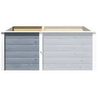 Weka Ergänzungssatz Hochbeet Modular , 21 mm, grau,