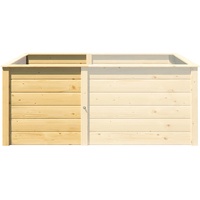 Weka Ergänzungssatz Hochbeet Modular , 21 mm, natur, 67