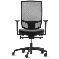 Dauphin Bürostuhl @Just evo mesh, AJ 5776_SLP2 Stoff schwarz,