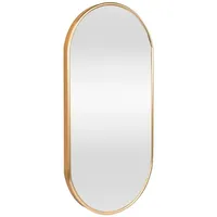 [en.casa] Wandspiegel Picciano 30x60cm Gold