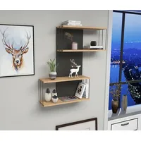 Asir Wandregal 96 x 19 x 65 cm Braun