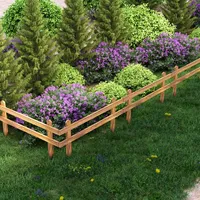 [en.casa] Gartenzaunset Krölpa 100x40cm