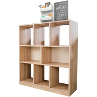 Coemo Raumteiler Split Sonoma Natur Bücherregal Holz in |