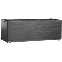 VidaXL Gartenmöbel-Abdeckung 8 Ösen 192x82x65 cm Rechteckig