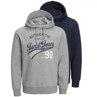 JACK & JONES Ethan Kapuzenpullover 2 Einheiten Navy Blazer