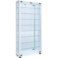 MID.YOU Vitrine Weiß, , Maße cm, Beleuchtung, in verschiedenen