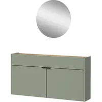 Germania Ameca Garderobe 110x22x200 cm grün