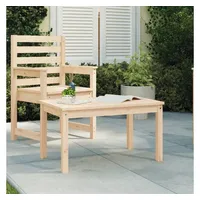 VidaXL Gartentisch 82,5x50,5x45 cm Massivholz Kiefer