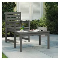 VidaXL Gartentisch Grau 82,5x50,5x45 cm Massivholz Kiefer