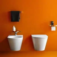 Laufen Wand-Bidet 1 Hahnloch, mit Ab- und Überlaufventil