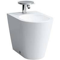 Laufen Kartell Stand-Bidet 1 Hahnloch, mit Ab- und Überlaufventil