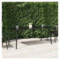 VidaXL Gartentisch Anthrazit 165x80x71 cm Stahl