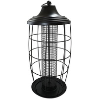 Nobby Futtersäule mit Gitter Ø19x39cm für Wildvögel schwarz