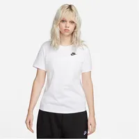 Nike Sportswear Club Essentials Damen-T-Shirt White/Black XXL
