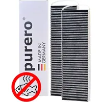 Air2Go 2x Purero Premium Aktivkohlefilter als Ersatz für Bora