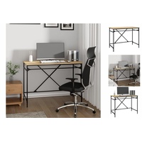 VidaXL Schreibtisch Sonoma-Eiche 100x50x75 cm Holzwerkstoff und Eisen