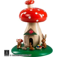 Richard Glässer GmbH Seiffen Richard Glässer Seiffen Räuchermann Fliegenpilz