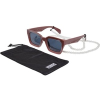URBAN CLASSICS Sunglasses Poros With Chain in Orange, Größe