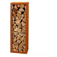 Prima terra Kaminholzregal 118 x 38 cm edelrost