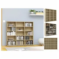 VidaXL CD-Regal Sonoma-Eiche 100x23x89,5 cm Holzwerkstoff