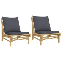 VidaXL Gartenstuhl 59 x 86,1 x 42,4 cm dunkelgrau