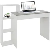 ML-Design Schreibtisch Regal, 110x72x40 cm, Holz, 2-in-1 System, für
