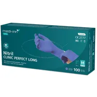 Medi-Inn Pro Nitril Clinic Perfect Long Einmalhandschuhe puderfrei M