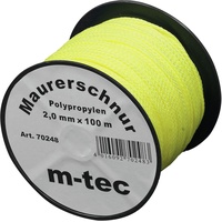 E/D/E Lot-Maurerschnur 2,0mm gelb-fluor., 100m