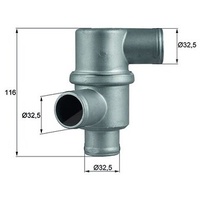 Mahle Thermostat, Kühlmittel Lada: Nova, Niva, 1200-1600, 1200-1500, 112