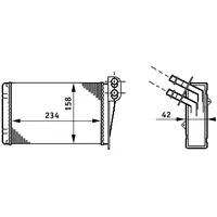 Mahle Wärmetauscher Innenraumheizung