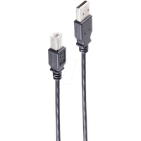 ShiverPeaks BS13-23005 USB A B Stecker, 0,25 m