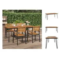 VidaXL Gartentisch Haarnadel-Tischbeine 180 x 90 x 75 cm