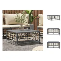 VidaXL Gartentisch 70 x 70 x 34 cm Anthrazit