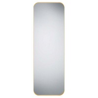 Mirrors & More Britney Metallspiegel Gold, Metall, Rechteckig, 50x150x2